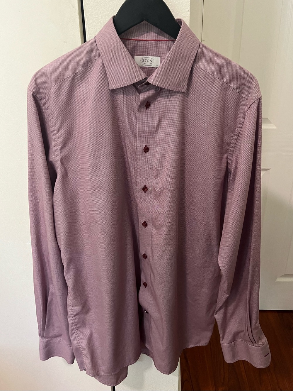 Eton Men's Dress Shirt in Dusty Mauve